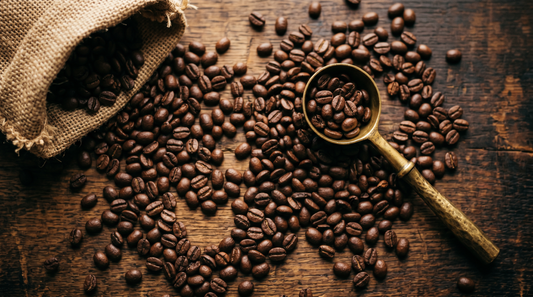 Fresh roasted coffee beans from Sanctuary Roasting in Clovis CA