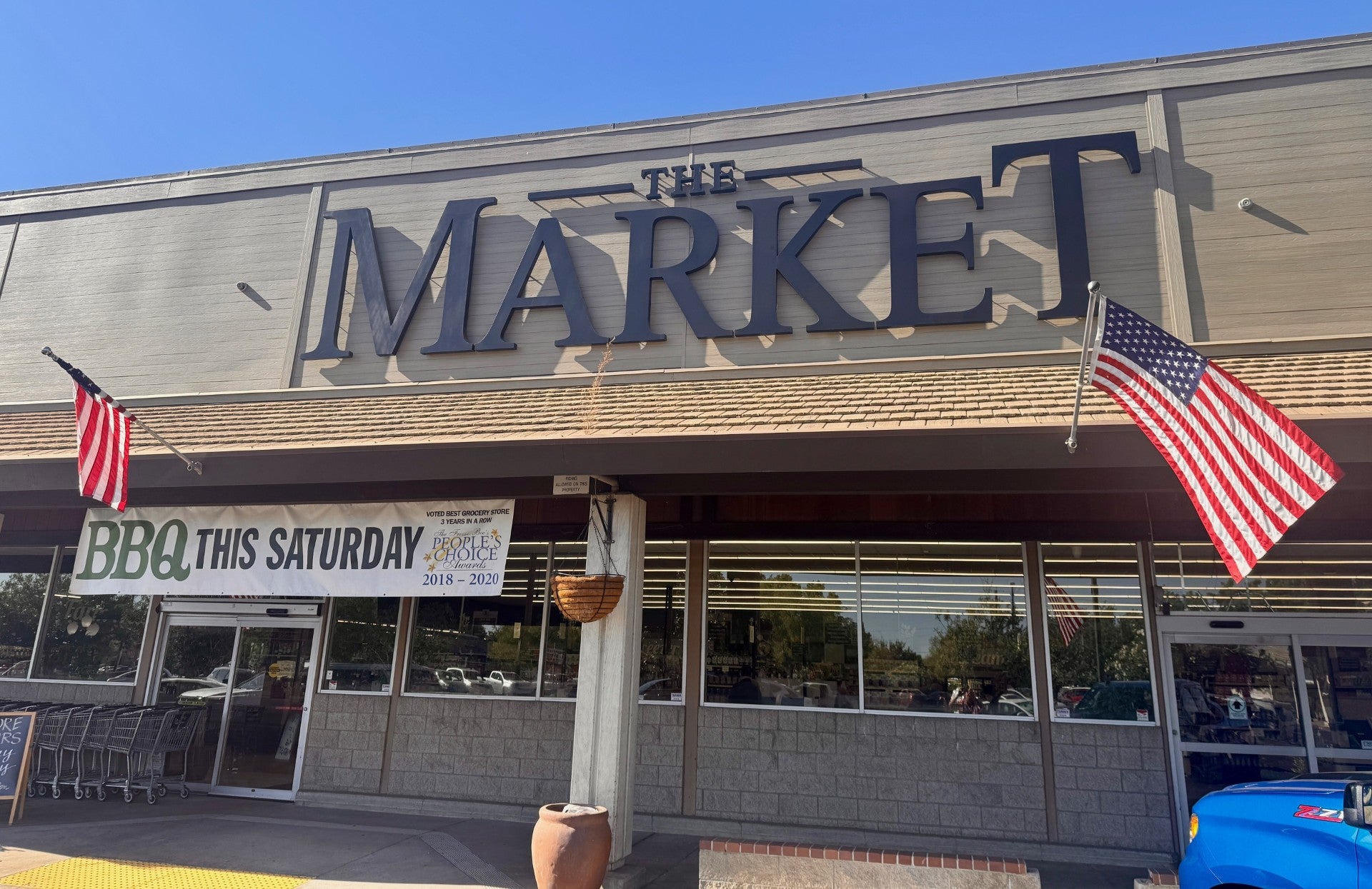 Sanctuary Coffee on shelf at The Market Fresno